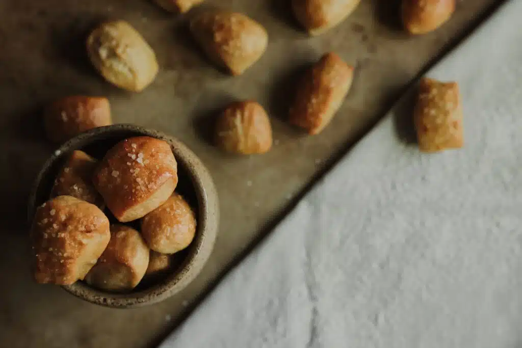 Sourdough Pretzel Bites