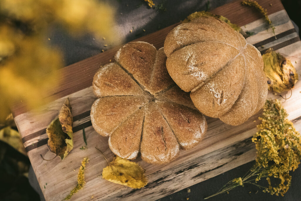 pumpkin sourdough bread