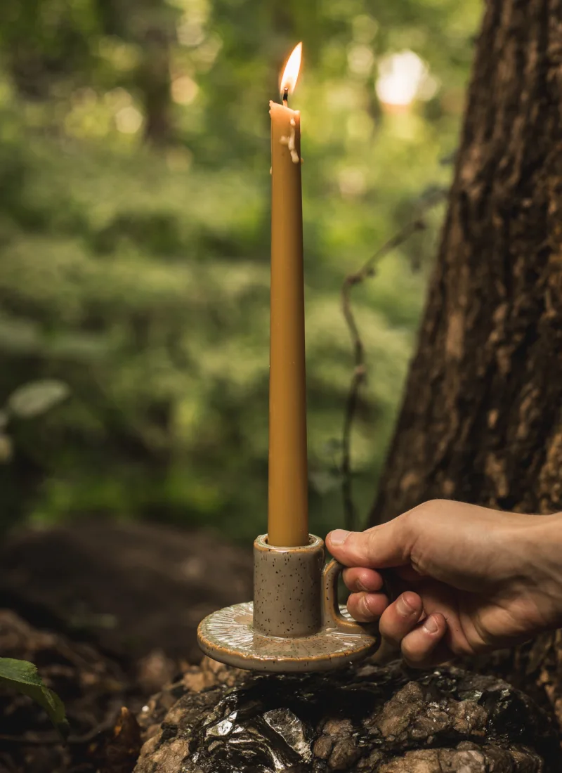 Handmade Beeswax Taper Candles