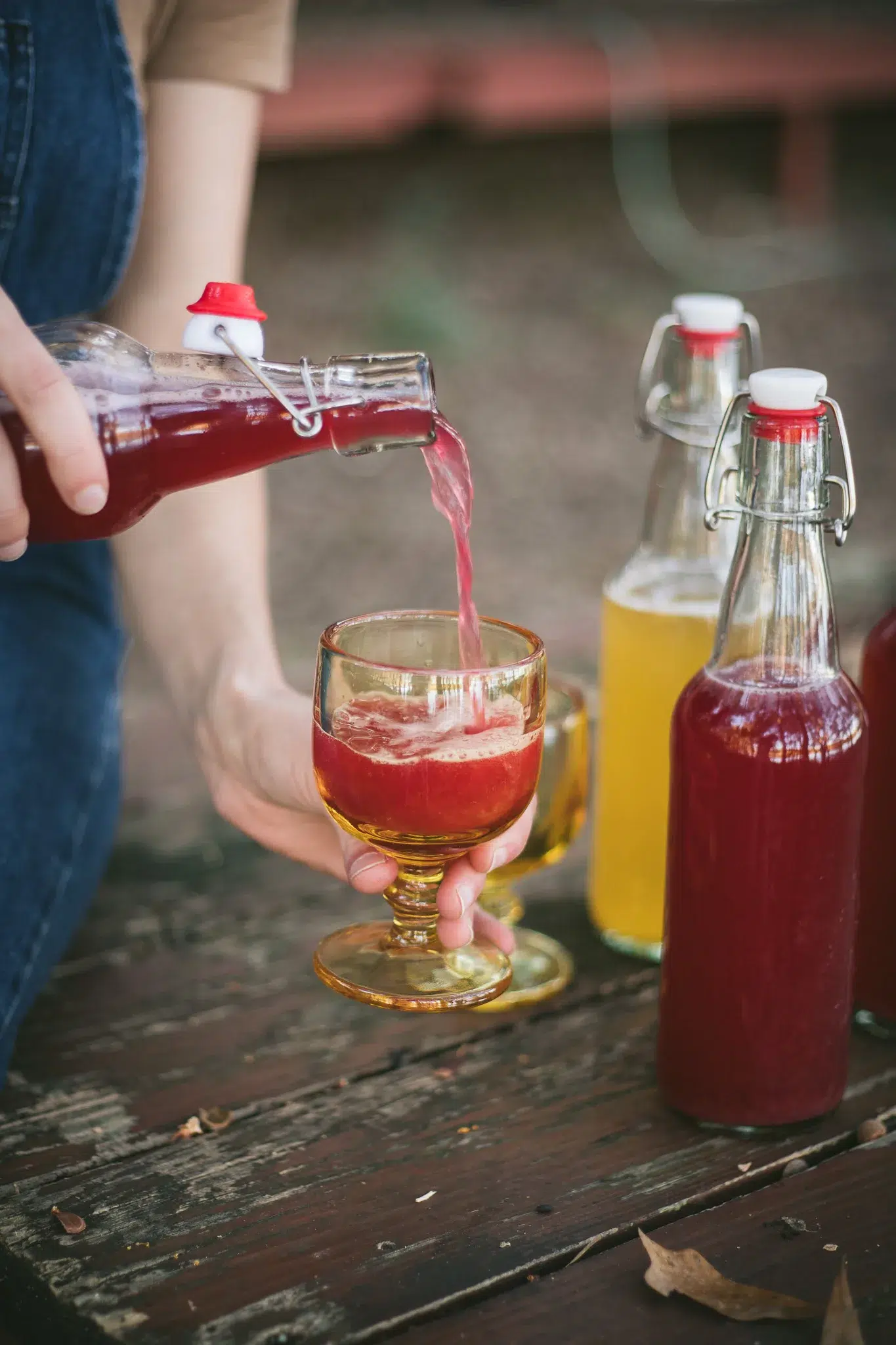 green tea kombucha