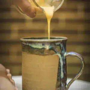 coffee with egg yolk