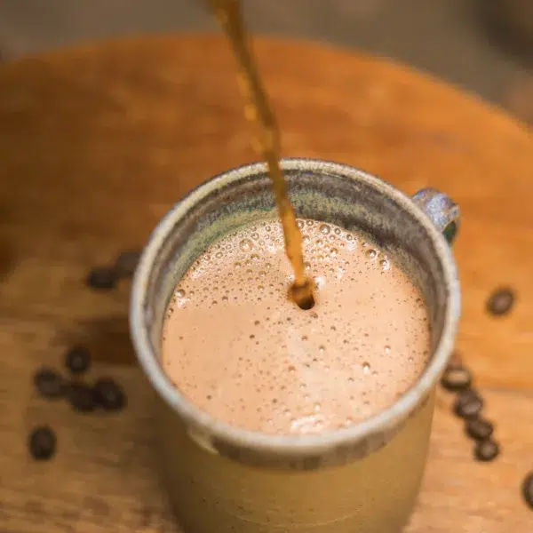 coffee with egg yolk