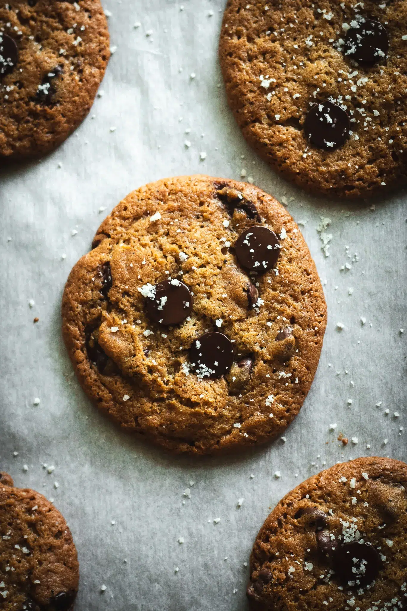 brown butter sourdough chocolate chip cookies